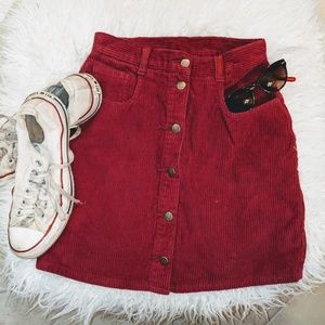 Vintage corduroy skirt
